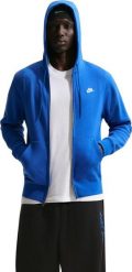 Nike Bluza męska Nike Club BB FZ Hoodie niebieska FN3861 480 2XL. Niebieskie bluzy męskie Nike, m, bez wzorów, bez kaptura. Za 258.11 zł.
