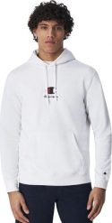 Bluza bawełniana męska Champion. Białe bluzy męskie Champion, m, bez wzorów, z bawełny, z kapturem. Za 221.99 zł.