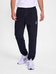 Spodnie do biegania Hummel Go 2.0. Czarne spodnie sportowe męskie Hummel, l, bez wzorów, z bawełny, do biegania. Za 191.50 zł.