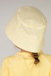 Kapelusz uv dla dzieci 5-8 lat, obwód 55 cm, Ducksday, Lemonade. Czapki dla dzieci DucKsday, bez wzorów. Za 158.85 zł.