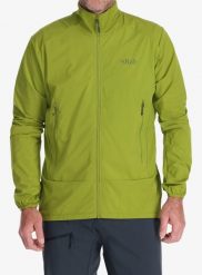 Kurtka softshell męska Rab Borealis Tour Jacket. Zielone kurtki męskie RAB, l, bez wzorów, z lycry, bez kaptura. Za 345.39 zł.