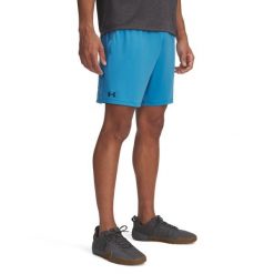 Spodenki męskie Under Armour Tech Vent 7in 1388645. Niebieskie krótkie spodenki sportowe męskie Under Armour, m, bez wzorów, z elastanu, na fitness i siłownię. Za 113.90 zł.