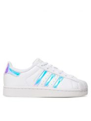 Adidas Sneakersy Superstar II C JQ1789 Biały. Białe buty sportowe dziewczęce Adidas, bez wzorów, ze skóry, bez zapięcia. Za 299.99 zł.