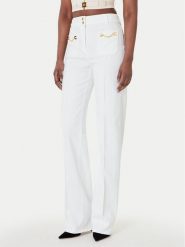 Elisabetta Franchi Jeansy PJ-25D-61E2 Biały Regular Fit. Białe jeansy damskie Elisabetta Franchi. Za 1,659.00 zł.