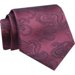 Krawat - ALTIES - Bordo z Orientalnym Wzorem. Czerwone krawaty i muchy Alties, bez wzorów, z tkaniny, eleganckie. Za 49.00 zł.