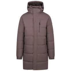 Kurtka puchowa Trespass Clipster. Szare kurtki męskie Trespass, m, bez wzorów, z materiału, długie, bez kaptura, narciarskie. Za 382.95 zł.