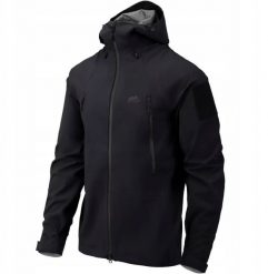Kurtka Helikon-Tex Squall Hardshell - black. Czarne kurtki męskie HELIKON-TEX, m, bez wzorów, z hardshellu, bez kaptura. Za 1,038.53 zł.