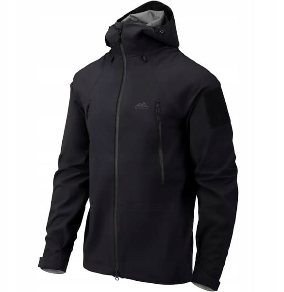 Kurtka Helikon-Tex Squall Hardshell - black. Czarne kurtki męskie HELIKON-TEX, m, bez wzorów, z hardshellu, bez kaptura. Za 1,038.53 zł.