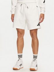 Adidas Szorty sportowe Z.N.E. JJ4893 Biały Regular Fit. Białe krótkie spodenki sportowe męskie Adidas, m, bez wzorów, z bawełny. Za 149.99 zł.