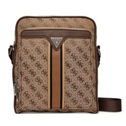 Saszetka Guess. Brązowe saszetki męskie Guess, młodzieżowe, małe. Za 289.99 zł.