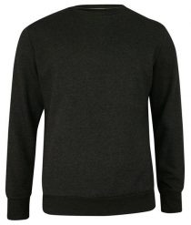 Bluza Popielata, Okrągły Dekolt, bez Kaptura, bez Nadruku, Jednokolorowa, Męska -Brave Soul. Szare bluzy męskie Brave Soul, m, bez wzorów, z bawełny, bez kaptura. Za 89.00 zł.