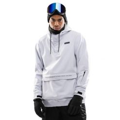 Kurtka narciarsko-snowboardowa W3 Lhotse. Szare kurtki męskie SIROKO, m, bez wzorów, z materiału, z kapturem. Za 342.40 zł.