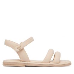 Sandały Mayoral. Brązowe sandały dziewczęce Mayoral, bez zapięcia. Za 209.99 zł.