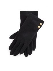 LAUREN RALPH LAUREN Rękawiczki 454833075001 Czarny. Czarne czapki i kapelusze damskie Lauren Ralph Lauren, bez wzorów, z dzianiny. Za 379.99 zł.
