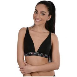 Tommy Hilfiger Biustonosz Panie Triangle Bralette Black Uw0Uw00555-990 (Rozmiar M). Biustonosze marki Tommy Hilfiger. W wyprzedaży za 174.00 zł.