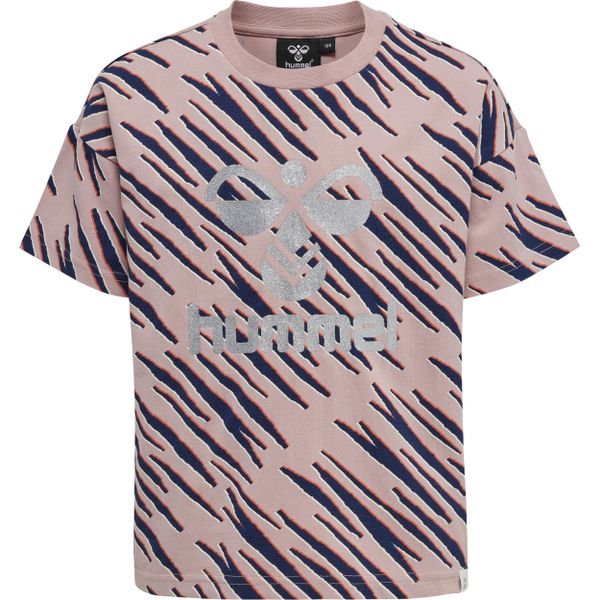 Koszulka dla dziewczynki Hummel Amelia. Brązowe t-shirty i topy dla dziewczynek Hummel, bez wzorów, z bawełny, bez ramiączek. Za 119.50 zł.