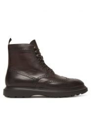 Polo Ralph Lauren Trzewiki 811974131001 Brązowy. Brązowe botki męskie Polo Ralph Lauren, bez wzorów, ze skóry, bez zapięcia. Za 1,699.00 zł.