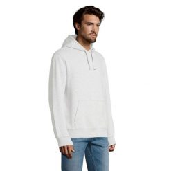 Męska Bluza Z Kapturem Spencer Heather. Szare bluzy męskie SOL'S, l, bez wzorów, z bawełny, z kapturem. Za 132.99 zł.