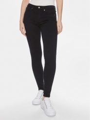 Tommy Hilfiger Jeansy WW0WW41295 Granatowy Skinny Fit. Niebieskie jeansy damskie Tommy Hilfiger. Za 249.99 zł.