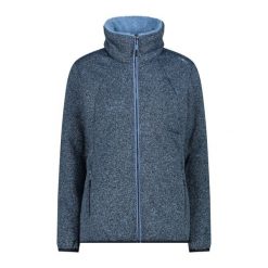 Bluza damska turystyczna CMP 34H2976. Niebieskie bluzy sportowe damskie CMP, l, bez wzorów, bez kaptura, trekkingowe. Za 297.50 zł.
