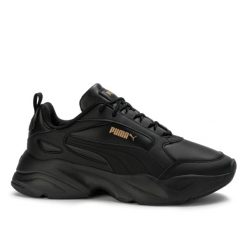 Buty damskie sneakersy sportowe Puma CASSIA 2.0 L. Czarne obuwie sportowe damskie Puma, bez wzorów, z dresówki, trekkingowe. Za 219.00 zł.