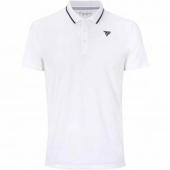 Polo Tecnifibre Team Tech. Białe koszulki polo męskie TECNIFIBRE, bez wzorów, sportowe, bez ramiączek. Za 214.99 zł.