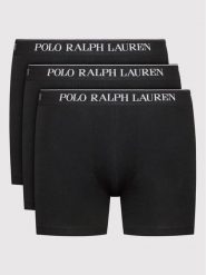 Polo Ralph Lauren Komplet 3 par bokserek 714835887002 Czarny. Czarne bokserki męskie Polo Ralph Lauren, m, bez wzorów, z bawełny. Za 149.99 zł.