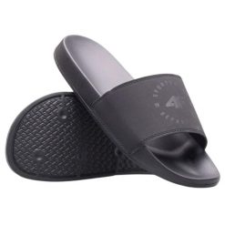 Klapki męskie 4F 4FWSS26FSLIM095. Czarne klapki męskie 4f, z materiału, wakacyjne. Za 79.99 zł.