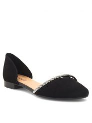 Lasocki Półbuty RST-KOLETTA-07 Czarny. Czarne baleriny damskie Lasocki, bez wzorów, ze skóry, bez obcasa, na płaskiej podeszwie, bez zapięcia. Za 149.99 zł.