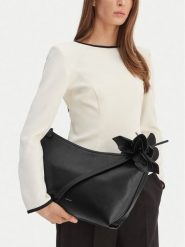 GINO ROSSI Torebka C-LDA8483 Czarny. Czarne torebki do ręki damskie Gino Rossi, bez wzorów, z materiału, bez dodatków. Za 229.99 zł.