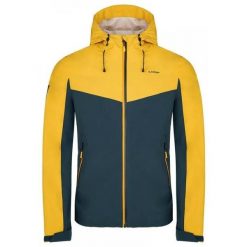 Męska kurtka sportowa Loap Ulteo żółta. Żółte kurtki sportowe męskie ZSPORT, na jesień, l, bez wzorów, trekkingowe. Za 259.99 zł.