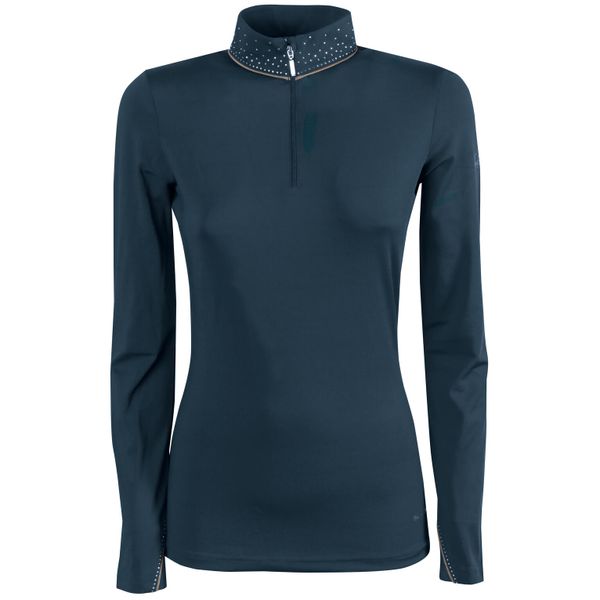 Damska koszulka do jazdy konnej Harry's Horse Trendy Jamie. Niebieskie t-shirty damskie HARRYS HORSE, s, bez wzorów, bez kołnierzyka. Za 242.00 zł.