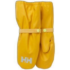 Rękawiczki dziecięce z polaru Helly Hansen bergen pu. Żółte rękawiczki dziecięce Helly Hansen, bez wzorów, z polaru. Za 139.00 zł.