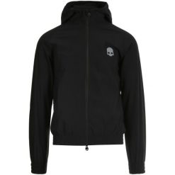 Bluza tenisowa męska HYDROGEN Tech FZ Skull. Czarne bluzy męskie HYDROGEN, l, bez wzorów, z elastanu, bez kaptura, na fitness i siłownię. Za 449.99 zł.