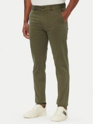 BOSS Chinosy Chino_slim 50510933 Zielony Regular Fit. Zielone eleganckie spodnie męskie Boss, m, bez wzorów, z bawełny. Za 549.99 zł.