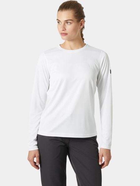 Bluza damska Helly Hansen Tech Crels 2.0. Białe bluzy damskie Helly Hansen, m, bez wzorów, z materiału, bez kaptura, do biegania. Za 196.00 zł.
