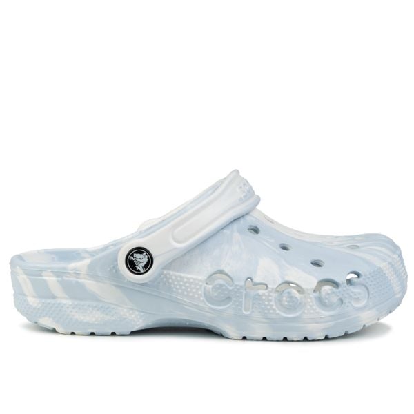 Klapki chodaki sportowe Crocs BAYA MARBLED CLOG. Niebieskie klapki męskie Crocs, z materiału, sportowe. Za 169.00 zł.