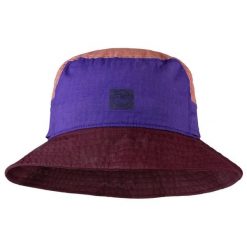 Czapka dla dorosłych Buff Sun Bucket Hat. Fioletowe czapki i kapelusze damskie Buff, bez wzorów, z bawełny, sportowe. W wyprzedaży za 85.46 zł.
