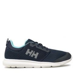 Buty do sportów wodnych Helly Hansen. Niebieskie klapki damskie Helly Hansen, bez wzorów, żeglarskie. Za 329.99 zł.