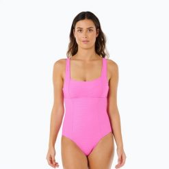 Strój kąpielowy jednoczęściowy damski Rip Curl Premium Surf D-Dd. Czerwone kostiumy jednoczęściowe damskie Rip Curl, xs, bez wzorów, z elastanu, do pływania. Za 379.99 zł.