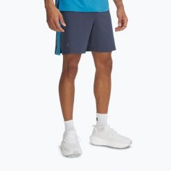 Spodenki do biegania męskie Under Armour Launch Pro 7". Szare krótkie spodenki sportowe męskie Under Armour, m, bez wzorów, do biegania. Za 169.99 zł.