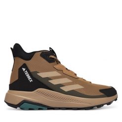 Trekkingi adidas. Brązowe trekkingi męskie Adidas, trekkingowe. Za 399.99 zł.