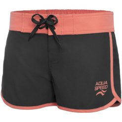 Szorty pływackie damskie Aqua Speed Viki. Czarne szorty sportowe damskie Aqua-Speed, l, bez wzorów, z elastanu, sportowe, do pływania. Za 64.99 zł.