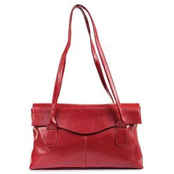 Torebka skórzana damska DAN-A T39 czerwona. Czerwone torebki do ręki damskie DAN-A, bez wzorów, ze skóry, eleganckie, bez dodatków. Za 329.99 zł.