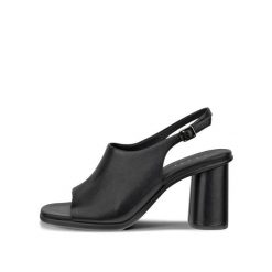 Sculpturalne sandały na obcasie damskie Ecco Sculpted Alba 65. Czarne sandały damskie ecco, bez wzorów, bez obcasa, na obcasie, bez zapięcia. Za 552.00 zł.