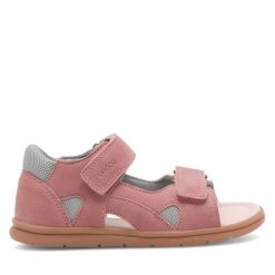 Sandały Lasocki Kids. Czerwone sandały dziewczęce Lasocki Kids, bez zapięcia. Za 99.99 zł.