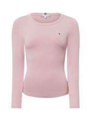 Tommy Hilfiger koszulka z długim rękawem Kobiety wiskoza różowy, XS. Czerwone t-shirty damskie Tommy Hilfiger, uniwersalny, bez wzorów, z wiskozy, eleganckie, bez kołnierzyka. Za 199.95 zł.