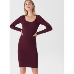 Sukienka basic - Bordowy. Sukienki damskie marki House. Za 59.99 zł.