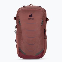Plecak rowerowy damski deuter Flyt 12 l SL. Czerwone plecaki damskie Deuter, bez wzorów, z materiału. Za 483.00 zł.