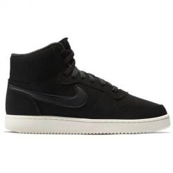 Buty do chodzenia damskie Nike Wmns Ebernon Mid Se. Czarne obuwie sportowe damskie Nike, bez wzorów, do biegania. Za 320.30 zł.